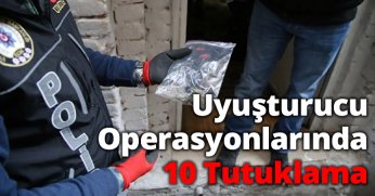 Kocaeli’de Uyuşturucu Operasyonları: 10 Tutuklama