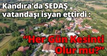 Kandıra'da SEDAŞ vatandaşı isyan ettirdi : “Her Gün Kesinti Olur mu?”
