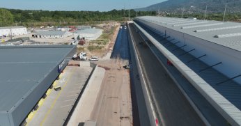 Railport’un çevre yolları asfaltlanıyor