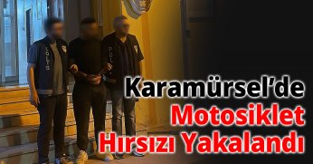 Karamürsel’de Motosiklet Hırsızı Yakalandı