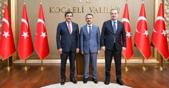 AK Parti İl Başkanı Talus ve Koordinatör Koca’dan Vali Aktaş’a Ziyaret