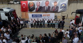 Gebze Belediyesi'ne ait araç sayısı 216'ya yükseldi