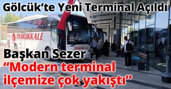 Gölcük’te Yeni Terminal Açıldı