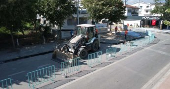 Başiskele sahilinde üstyapı sil baştan