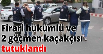 Kocaeli'de firari hükümlü ve 2 göçmen kaçakçısı tutuklandı