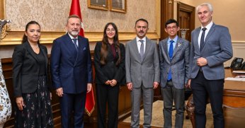 NASA’ya Davet Edilen Öğrencilerden Vali Aktaş’a Ziyaret