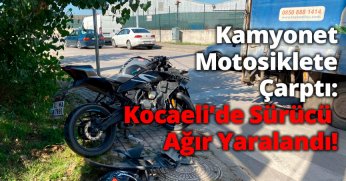 Kocaeli’de Sürücü Ağır Yaralı
