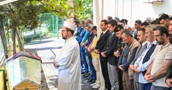 Şehidimiz Jandarma Er Cemil Fidan’ın Annesi Meryem Fidan'ın Cenaze Namazına Katıldı