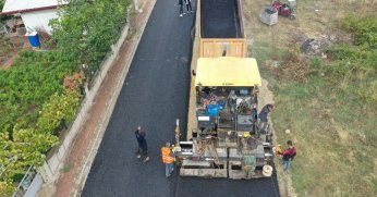 Başiskele'de üstyapı çalışmaları sürüyor