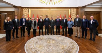 Türk Devletleri ile İlişkiler Başkanı Kürşad Zorlu’dan  Vali İlhami Aktaş'a Ziyaret