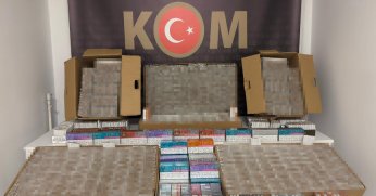 Kocaeli'de 41 bin 880 adet dolu makaron ele geçirildi