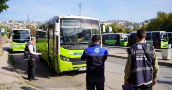 Toplu taşımada 120 araca sıkı denetim