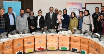 Başiskele’de Arıcılık Kursiyerlerine Malzeme Desteği