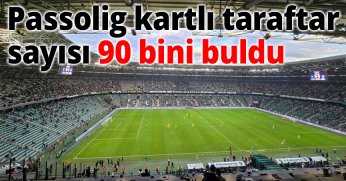 Passolig kartlı taraftar sayısı 90 bini buldu
