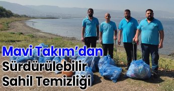 Kocaeli’de sahil temizliği Mavi Takım’dan sorulur