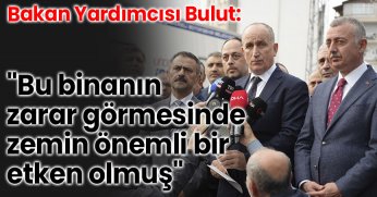 Bakan Yardımcısı Bulut: 
