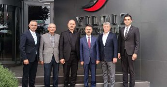 Vali İlhami Aktaş’tan Yıldız Demir Çelik’e Ziyaret