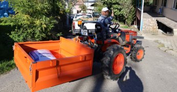 Büyükşehir’den yangın mağduru üreticilere destek