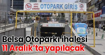 İzmit Belediyesi Belsa Otoparkı ihalesini 11 Aralık’ta yapacak