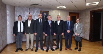 Başkan Büyükakın’a ziyaretçi akını