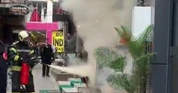 Trafoda çıkan parlama paniğe yol açtı