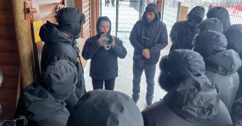 Kuzuyayla’da kış tatbikatı