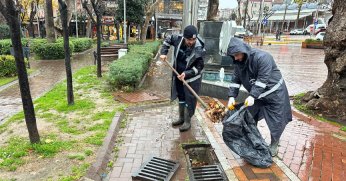 Büyükşehir’den fırtına sonrası büyük temizlik