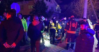 Sürücü Yaralandı