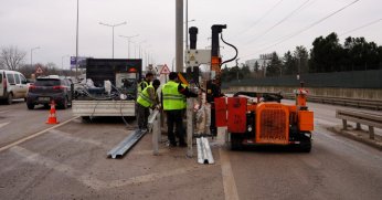  D-100 Üzerine Çarpışma Yastıkları Kuruldu