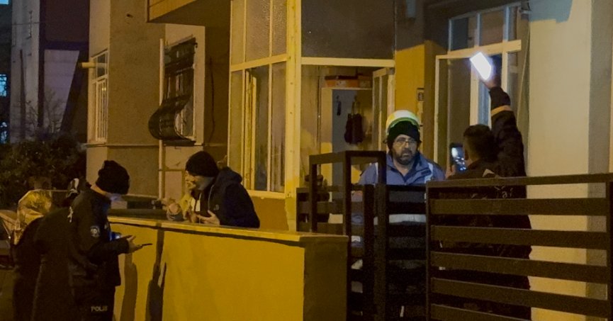 Kombiden çıkan yangın paniğe neden oldu