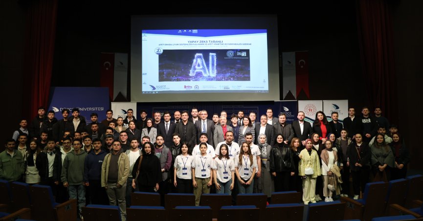 Yapay zeka tabanlı afet erken uyarı sistemleri çalıştayı yapıldı