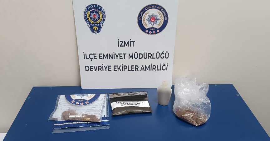 Üst aramasında narkotik madde ele geçirildi