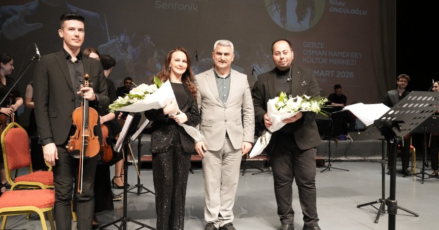 Dizi müzikleri senfonik yorumla Gebzelileri mest etti