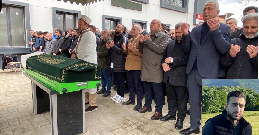 İş kazasında hayatını kaybeden genç son yolculuğuna uğurlandı