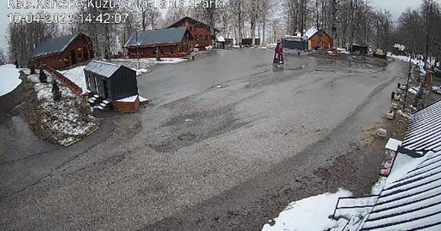 Kocaeli'de nisan ayında kar sürprizi